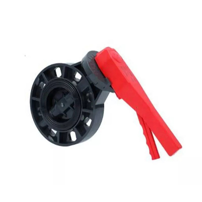 Irrigação válvula de borboleta plástica do baixo torque da válvula de desvio do PVC de 3 polegadas