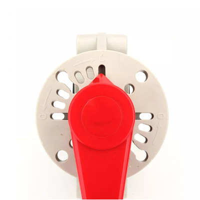 Pvc da válvula de borboleta da flange UPVC da anticorrosão 4 polegadas com punho da bolacha