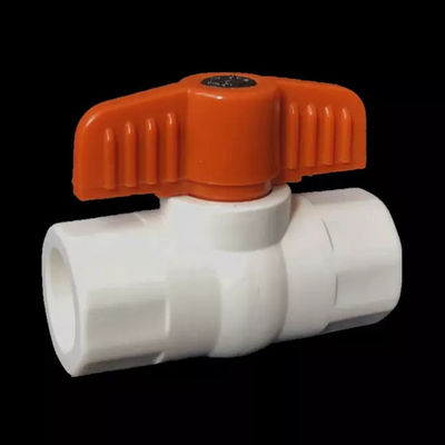 PVC pneumático da válvula de bola do estojo compacto de UPVC ajuste de um fluxo de 3 polegadas