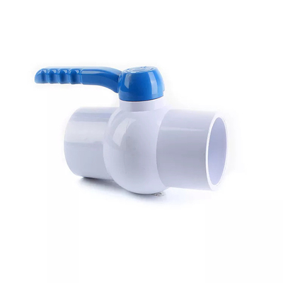 O PVC da válvula de bola de um Cpvc de 3 polegadas cortou o branco da válvula 0.6MPA-0.8MPA