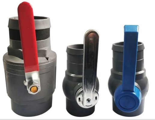 3 desgaste da válvula da maneira do Pvc 3 da polegada 40mm do Pvc 1 da válvula de bola da maneira - resistente