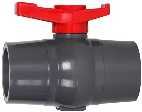 Válvula de bola azul do estojo compacto do Pvc da válvula cônica do PVC da prevenção da contaminação