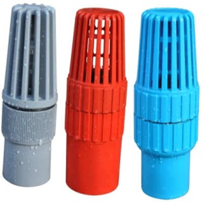 4 resistência de corrosão inferior azul do preço da válvula de aspiração 50mm do Pvc da polegada