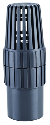 4 resistência de corrosão inferior azul do preço da válvula de aspiração 50mm do Pvc da polegada