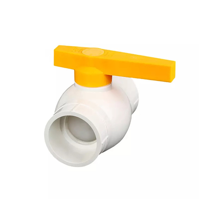 Válvula de bola resistente aos ácidos do estojo compacto de um Upvc de 3/4 de polegada para farmacêutico