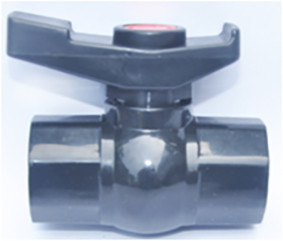 3 desgaste da válvula da maneira do Pvc 3 da polegada 40mm do Pvc 1 da válvula de bola da maneira - resistente