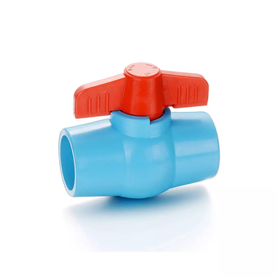 Válvula de bola azul comum do PVC válvula do PVC de 2,5 polegadas para o sistema de encanamento do Seawater