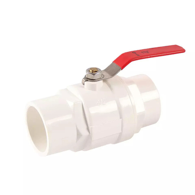1/2” a 4" uns corpos plásticos do PVC da válvula da água da maneira válvula de bola de três partes