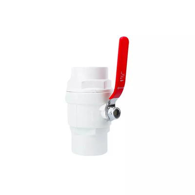 Selagem plástica das válvulas de bola PTFE da irrigação da agricultura válvula do PVC de 4 polegadas