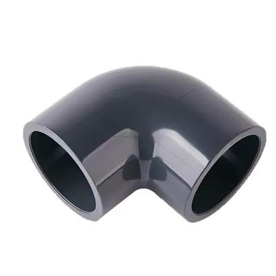 PVC PN25 preto encaixes de tubulação plásticos do cotovelo de 90 graus 20mm-110mm
