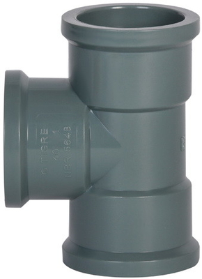 Tubulações e encaixes do Pvc dos conectores PN25 da tubulação do PVC do OEM DBR