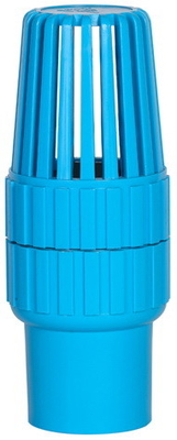 4 resistência de corrosão inferior azul do preço da válvula de aspiração 50mm do Pvc da polegada